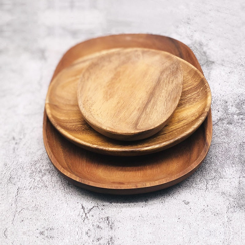 Irregular Wooden Dishes