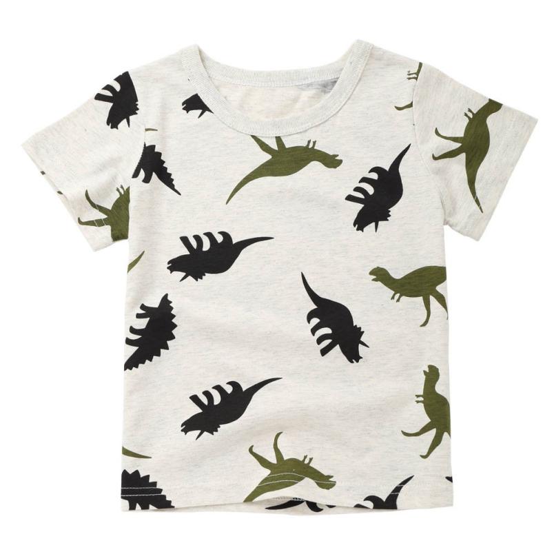 Cartoon Dinosaur Summer T-Shirt (Baby, Toddler, Children)