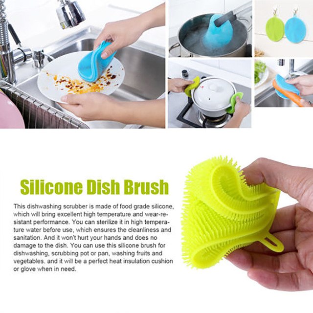 Silicone Dish Washing Brush / Scrubber