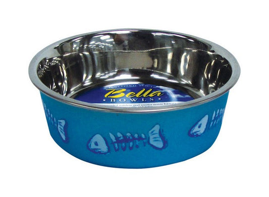 Bella 7750 Cat Bowl in Blue