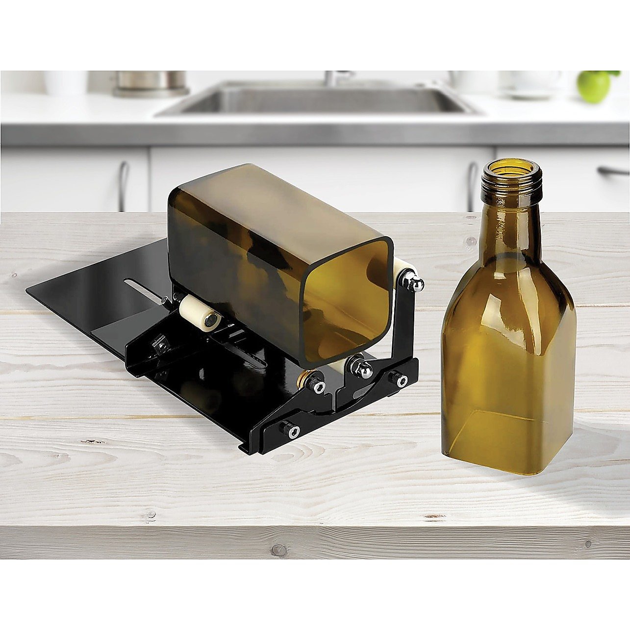 Glass Bottle Cutter (Cutting Tool Upgrade Version Square & Round Bottle)