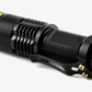 2000-Lumen Waterproof Adjustable-Focus Tactical LED Flashlight